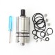 SXK Lindy Style RTA Rebuildable Tank Atomizer - Silver, 316SS, 5ml, 22mm, MTL 