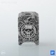 Authentic Rekavape Skull Boro Tank for SXK BB / Billet AIO Box Mod Kit - Black, Aluminum