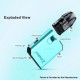 [Ships from Bonded Warehouse] Authentic Hellvape Fusion R Pod System Kit - Blue, 800mAh, 2ml, 0.8ohm