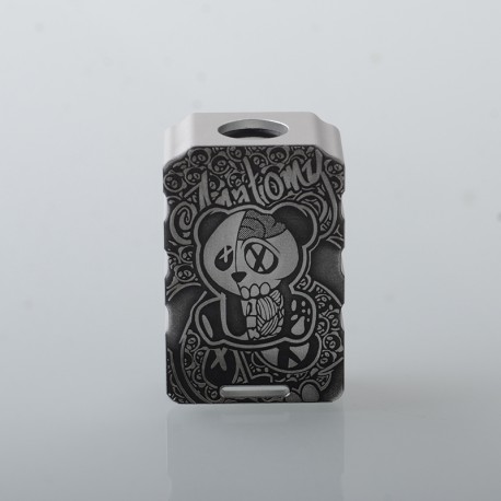 PRC X Wic'k Panda Tocol Style Boro Tank for SXK BB / Billet AIO Box Mod Kit - Pattern A, Aluminum Alloy