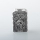 PRC X Wic'k Panda Tocol Style Boro Tank for SXK BB / Billet AIO Box Mod Kit - Pattern B, Aluminum Alloy