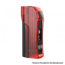 Authentic VandyVape Requiem 95W Box Mod - Clear Red, VW 5~95W, 1 x 18650 / 20700 / 21700