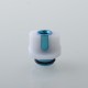 Authentic MK MODS Titanium TA Integrated Drip Tip Set for BB / Billet / Boro AIO Box Mod - Blue, 4 PCS Mouthpiece