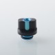 Authentic MK MODS Titanium TA Integrated Drip Tip Set for BB / Billet / Boro AIO Box Mod - Blue, 4 PCS Mouthpiece