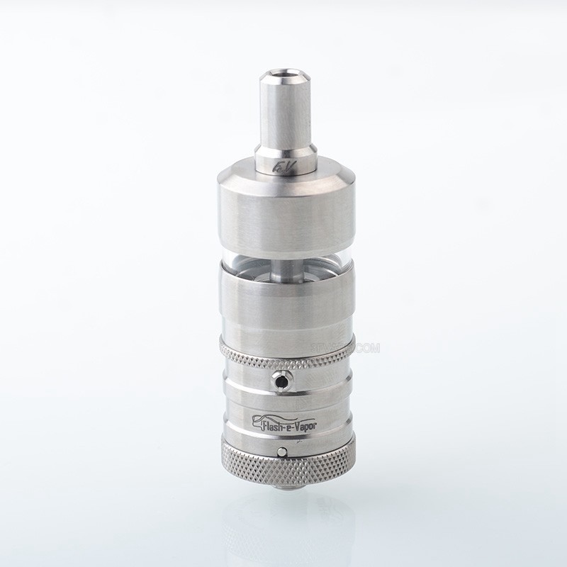 Buy Flash e-Vapor V4.5S+ Style RTA Vape Atomizer Silver Titanium