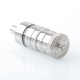 Flash V4.5S+ Style RTA Rebuildable Tank Atomizer - Silver, Titanium + Glass, 4.5ml, 23mm Diameter