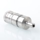 Flash V4.5S+ Style RTA Rebuildable Tank Atomizer - Silver, Titanium + Glass, 4.5ml, 23mm Diameter