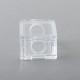 PRC Style Boro Tank for SXK BB / Billet AIO Box Mod Kit - Translucent, PC