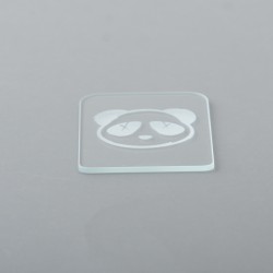 Replacement Tank Cover Plate for Boro / BB / Billet Tank - Whtie Panda B, Glass (1 PC)