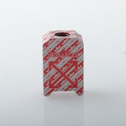 Monarchy Style Boro Tank for SXK BB / Billet AIO Box Mod Kit - Red, Aluminum