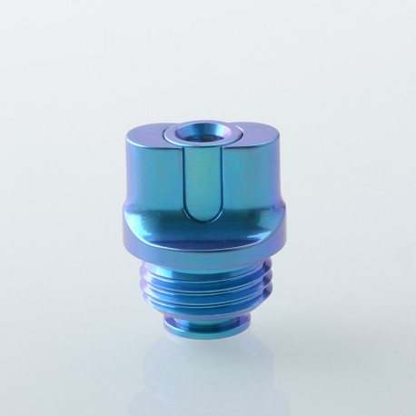 Authentic MK MODS Titanium TA Integrated Drip Tip for BB / Billet / Boro AIO Box Mod - Blue