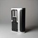 Astro Style DNA 60W Boro Mod - Silver + Black, Aluminum Alloy, VW 1~60W, 1 x 18650, Evolv DNA60 Chipset, 1:1