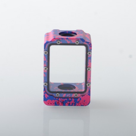 Mission XV Style Space Pod Boro Tank for SXK BB / Billet AIO Box Mod Kit - Pink Purple, Aluminum Alloy