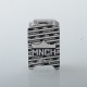 Monarchy X Penny Style Boro Tank for SXK BB / Billet AIO Box Mod Kit - Silver + Black, Aluminum Alloy