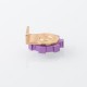 Replacement Negative Contact for SXK BB 60W / 70W / Billet Box Mod - Purple, Brass + Aluminum (1 PC)