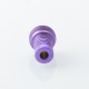 Monarchy Lazy Knurled Style Drip Tip for BB / Billet / Boro AIO Box Mod - Purple, Titanium