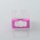 S-ProRo Style Boro Tank for SXK BB / Billet AIO Box Mod Kit - Pink + Clear, Aluminum + Acrylic