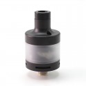 SXK GG Golden Greek Caspardina Style RTA Rebuildable Tank Atomizer - Sandblasted Black, 2ml, 22mm