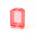 SXK Replacement Boro Tank for BB / Billet / Boro Box Mod Kit - Translucent Red, Acrylic