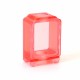 SXK Replacement Boro Tank for BB / Billet / Boro Box Mod Kit - Translucent Red, Acrylic