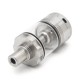 Moka Style RTA Rebuildable Tank Atomizer w/ 7 Air Pins + 3 Chambers - Sliver, Titanium, 4.5ml, 22mm