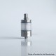 Kuma Style RTA Rebuildable Tank Atomizer - Silver, 4.5ml, 9 Air Pins + 3 Chambers, 22mm Diameter