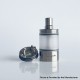 Kuma Style RTA Rebuildable Tank Atomizer - Silver, 4.5ml, 9 Air Pins + 3 Chambers, 22mm Diameter