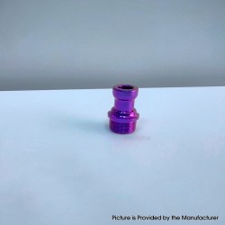 Authentic MK MODS TI Drip Tip for dotMod dotAIO V1 / V2 Pod - Purple, Titanium Alloy