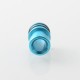 Monarchy Shortie Style 510 Drip Tip - Blue, Aluminum