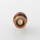 Authentic MK MODS Ti-type2 Drip Tip + Button Set for SXK BB / Billet - Pink, Titanium Alloy