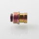 Authentic MK MODS Ti-type2 Drip Tip + Button Set for SXK BB / Billet - Pink, Titanium Alloy