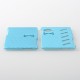 Authentic Rekavape ODB Replacement Front + Back Cover Panel Plate for dotAIO V2 - Blue, Aluminum Alloy + Carbon Fiber