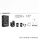 [Ships from Bonded Warehouse] Authentic LostVape Ursa Baby 2 Pod System Kit - Pop Black x Time Gear, 900mAh, 2.5ml, 0.6 / 0.8ohm