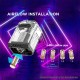Authentic VandyVape Pulse AIO V2 80W Boro Box Mod Kit - Violet, VW 5~80W, 1 x 18650, 6ml