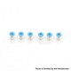 Authentic MK MODS Replacement Screws for Lost Vape Centaurus B80 AIO Kit - Blue (6 PCS)