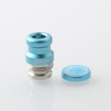 Mission XV DotMission Style Replacement Drip Tip + Button Set for dotMod dotAIO V2 Pod - Blue