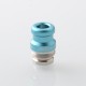 Mission XV DotMission Style Replacement Drip Tip + Button Set for dotMod dotAIO V2 Pod - Blue