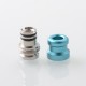 Mission XV DotMission Style Replacement Drip Tip + Button Set for dotMod dotAIO V2 Pod - Blue