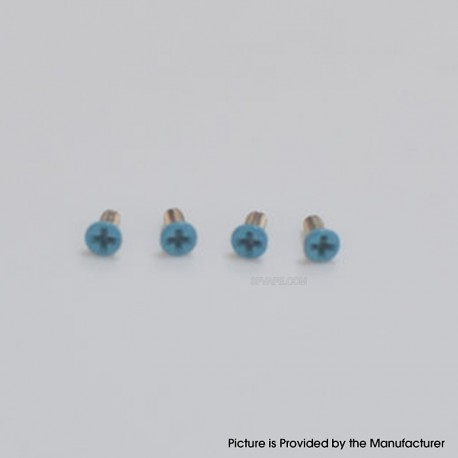 Authentic MK MODS Replacement Screws for Aspire Raga Aio Pod - Blue, (4 PCS)