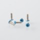 Authentic MK MODS Replacement Screws for Lost Vape Centaurus B80 AIO Kit - Blue (6 PCS)