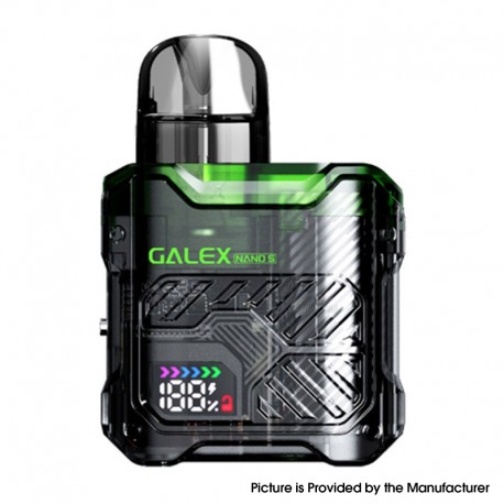 [Ships from Bonded Warehouse] Authentic FreeMax Galex Nano S Pod System Kit - Gun Metal Green, 800mAh, 3ml, 0.8ohm