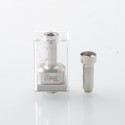 Sturdy One Style RBA Tank Kit for dotMod dotAIO V1 / V2 / V2 Lite / BB / Billet / Boro Mod - Silver, 1, 2, 2.5, 3.0, 3.5mm