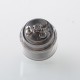 ParavozZ k5k Style RDTA Rebuildable Dripping Tank Atomizer - Silver, Titanium Alloy + Glass, 22mm Diameter