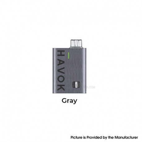 [Ships from Bonded Warehouse] Authentic Uwell Havok R Pod System Kit - Gray, 950mAh, 3ml, 0.6ohm