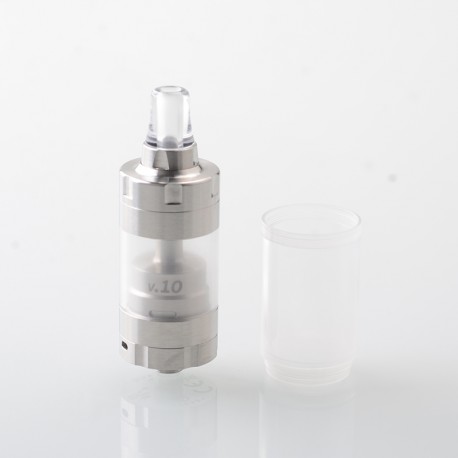 BY-KA V.10 Style MTL RTA Rebuildable Tank Atomizer - Silver, 5ml, 22mm, Standard Version