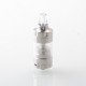 BY-KA V.10 Style MTL RTA Rebuildable Tank Atomizer - Silver, 5ml, 22mm, Standard Version