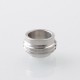 SXK Monarchy Rook Style MTL Drip Tip for BB / Billet / Boro AIO Box Mod - White, POM + Stainless Steel