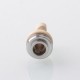 SXK Monarchy Rook Style MTL Drip Tip for BB / Billet / Boro AIO Box Mod - Beige, PEEK + Stainless Steel