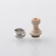 SXK Monarchy Rook Style MTL Drip Tip for BB / Billet / Boro AIO Box Mod - Beige, PEEK + Stainless Steel