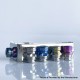 Mission Tips V2 Mini Nuke Style Drip Tip for dotMod dotAIO V1 / V2 Pod - Silver, SS + Titanium